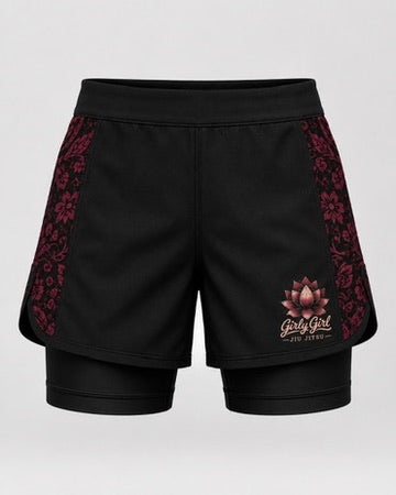 Grapple Like a Girl 2 in 1 Fight Shorts