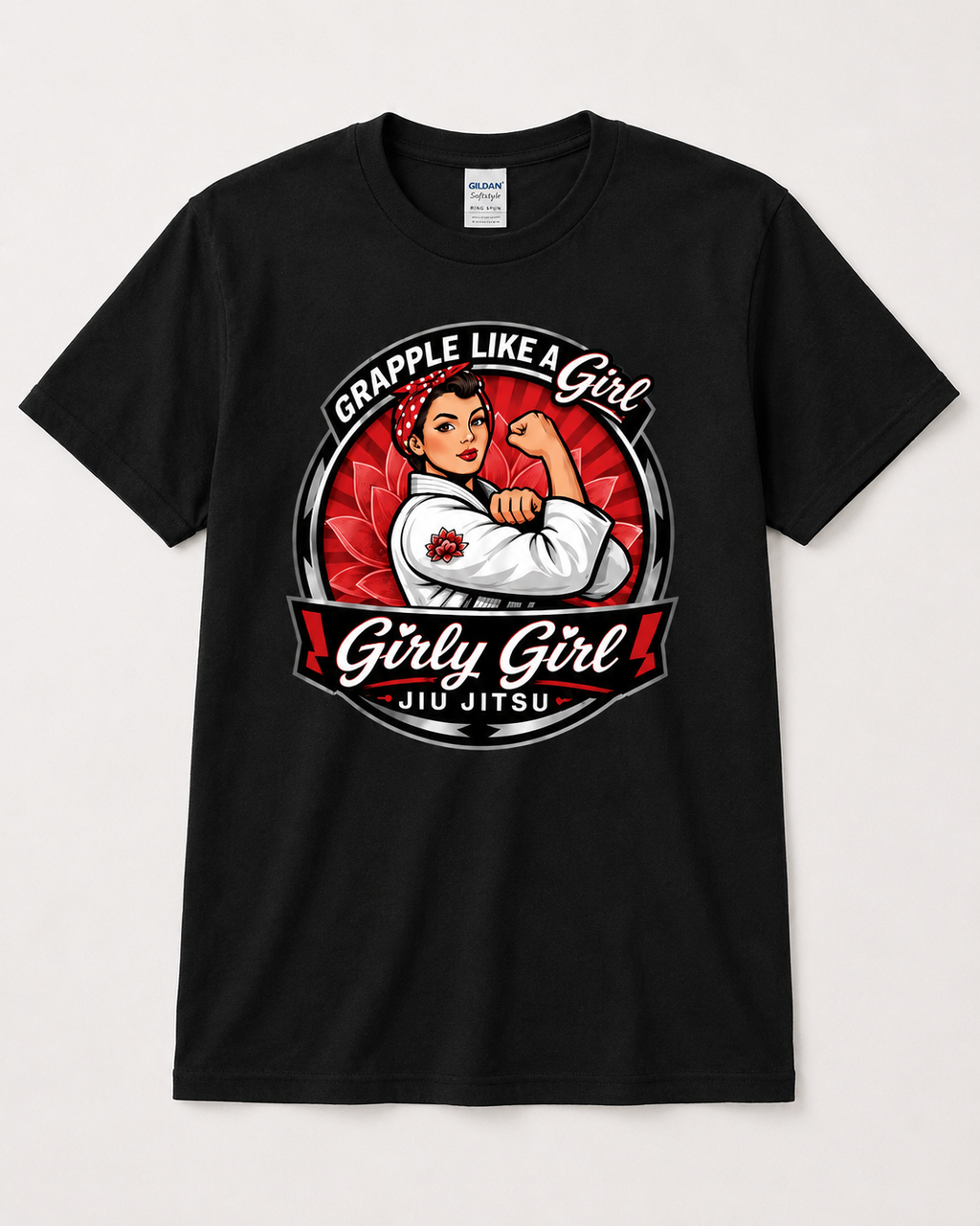 Grapple Like A Girl- Black