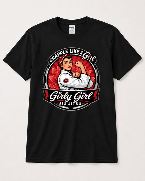 Grapple Like A Girl- Black