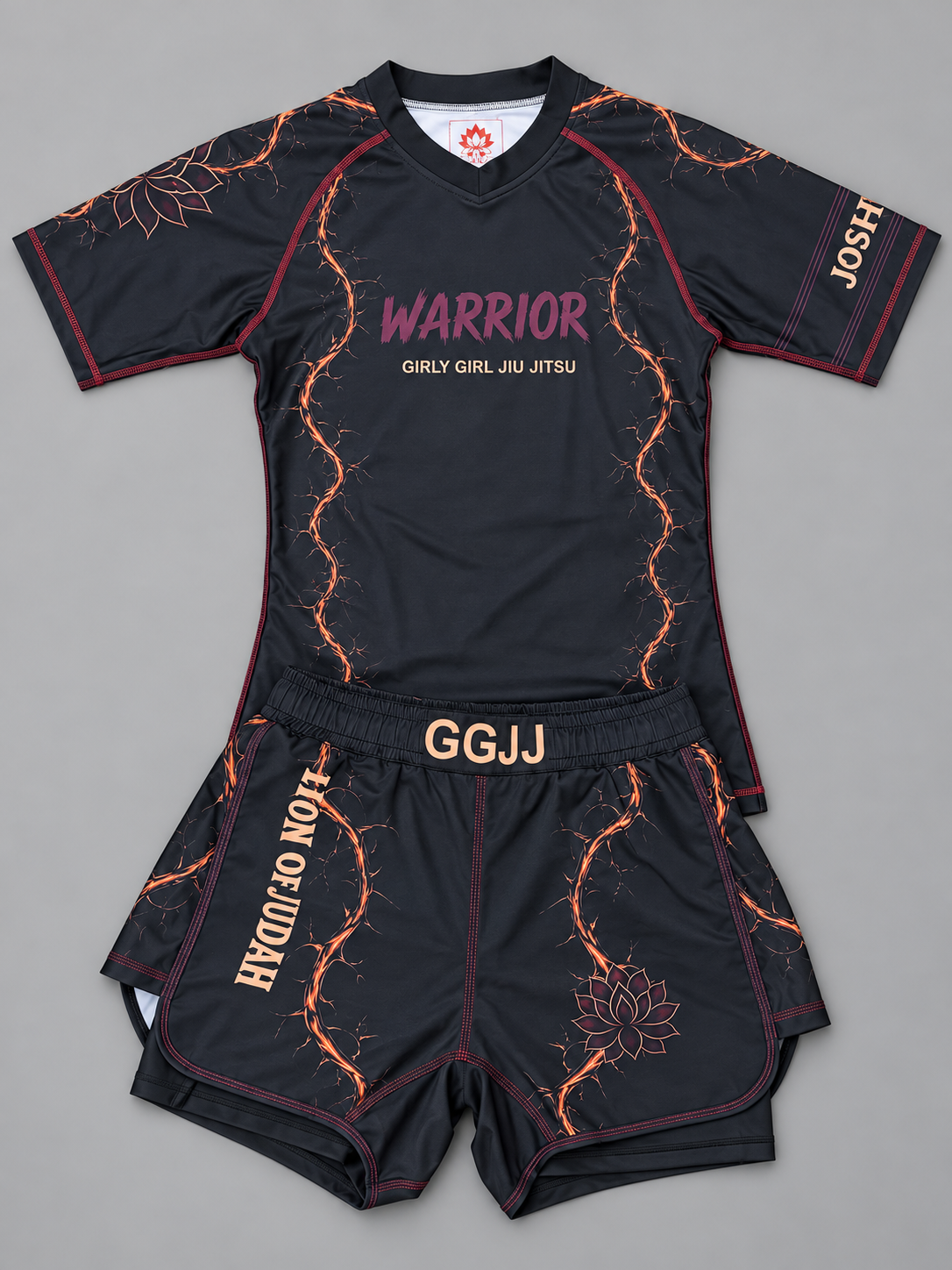 Warrior| Lion of Judah short sleeve rashguard