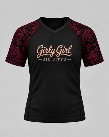 Grapple Like a Girl Short Sleeve Rash Guard