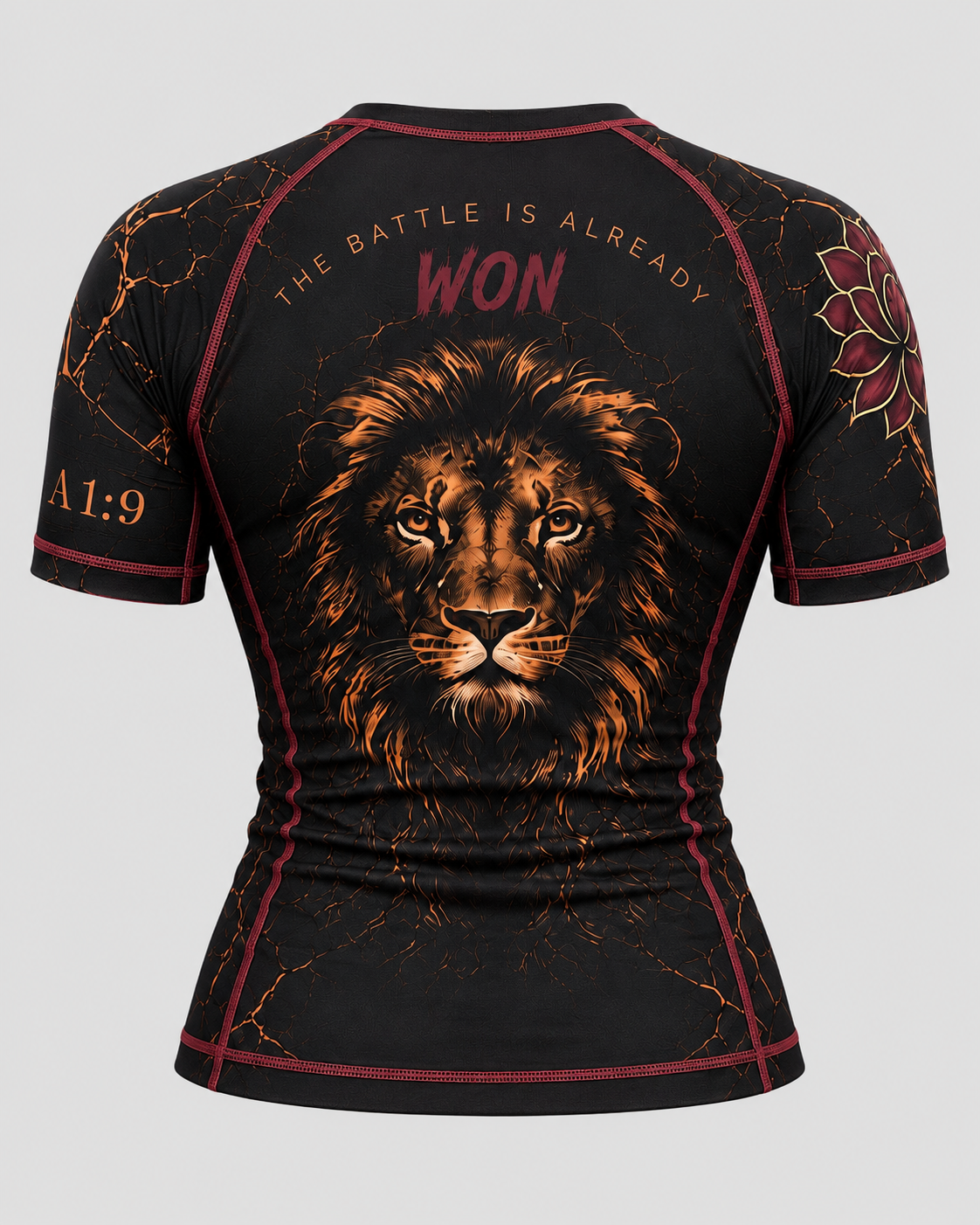 Warrior| Lion of Judah short sleeve rashguard