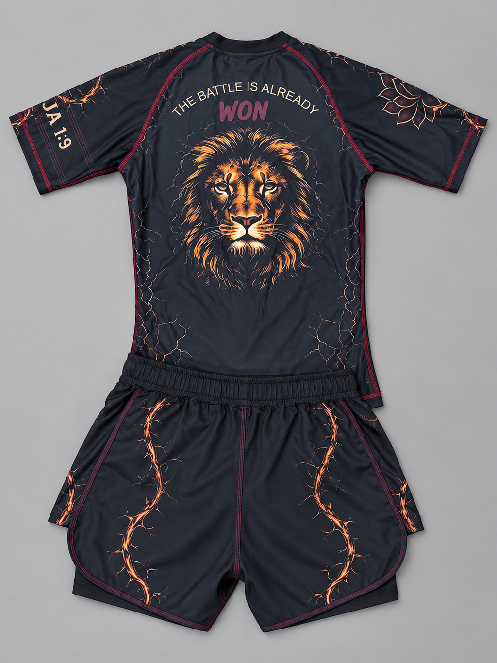 Warrior| Lion of Judah short sleeve rashguard