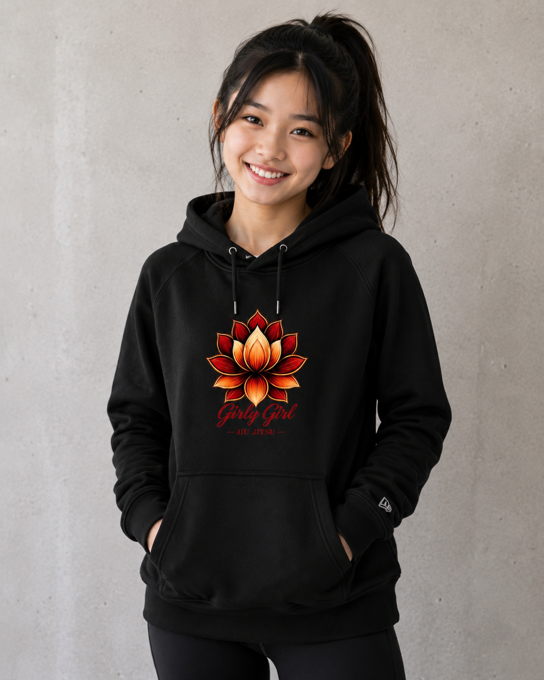 Fierce by Nature YOUTH sweatshirt BLACK