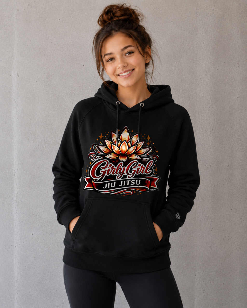 Girly Girl Jiu Jitsu™️ Lotus Logo YOUTH sweatshirt