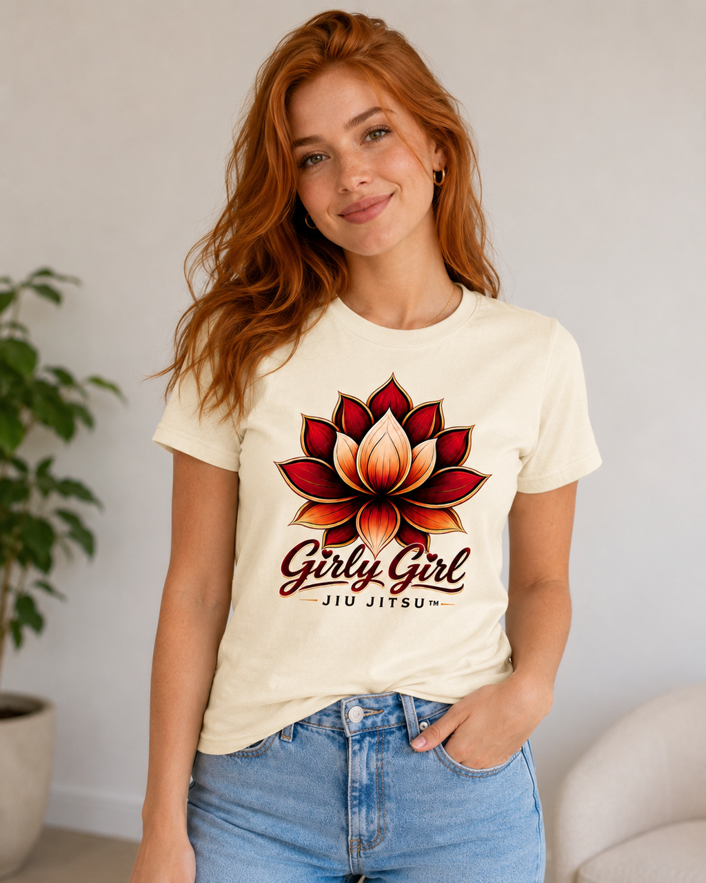 Girly Girl Logo Tee - WHITE