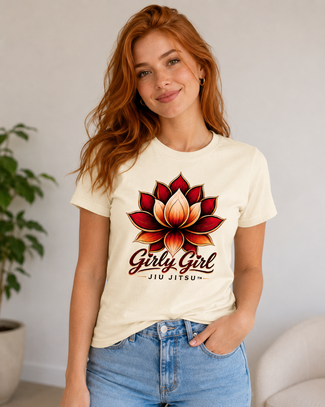Girly Girl Logo Tee - WHITE