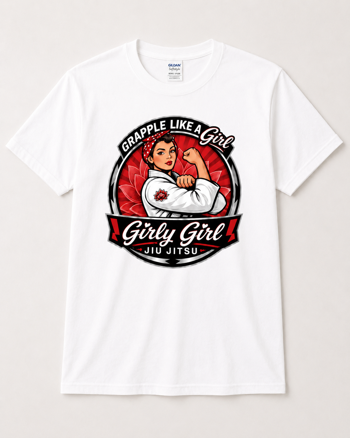 Grapple Like A Girl-WHITE